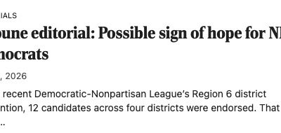 Dem-NPL momentum highlighted in editorial