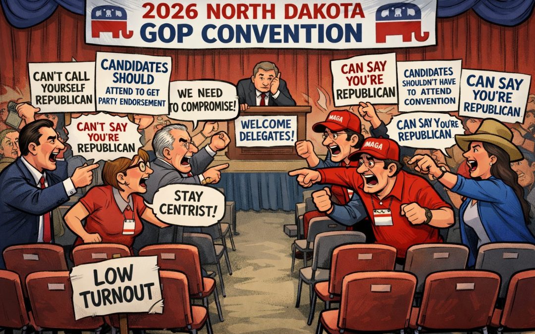 ND GOP: A divided party, and convention kicks off with ‘strip club speaker’